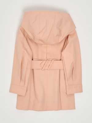 2. Trench de niña Lilith de algodón Rosa