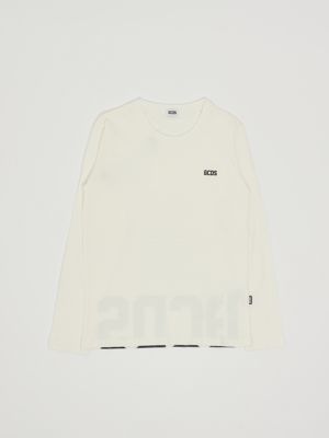 Stone Island Junior cotton T-shirt with printed logo for