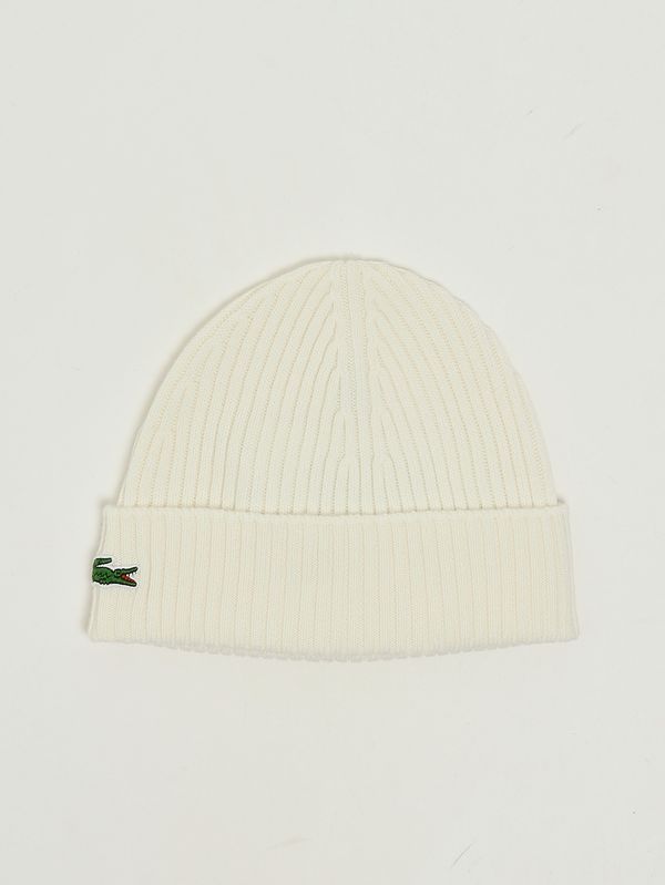 1. Gorro de lana para hombre Blanco Lacoste rb0001