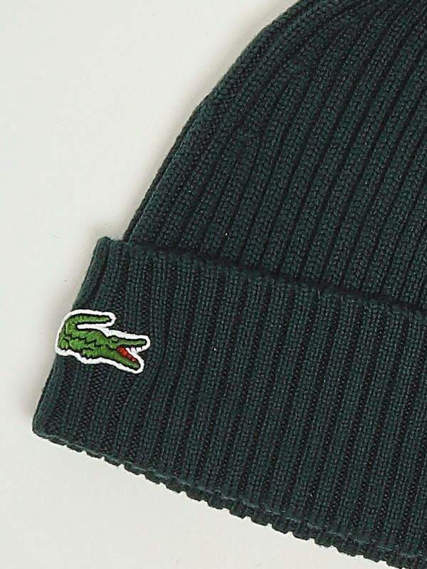 3. Gorro de lana para hombre Verde Sinople Lacoste rb0001