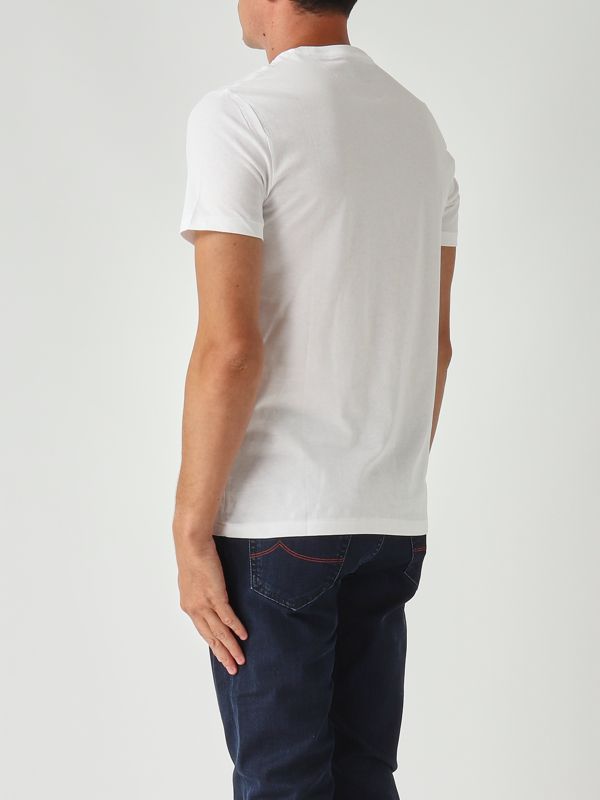 3. Custom slim fit cotton jersey T-shirt for men White Polo Ralph Lauren 710680785