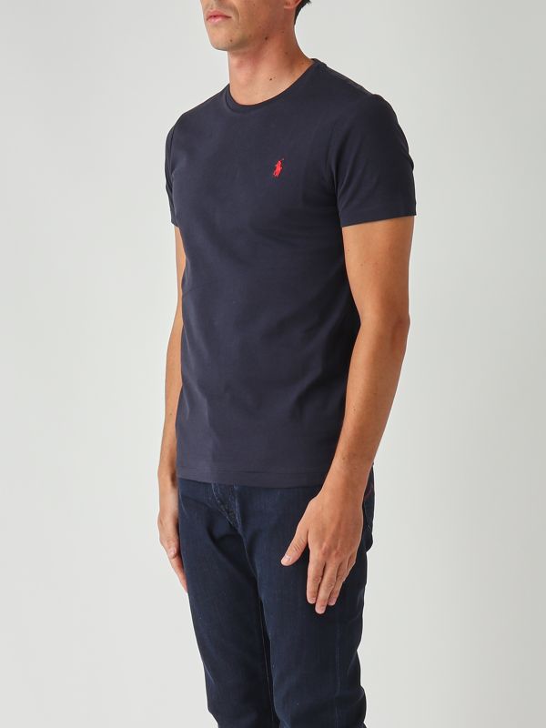 2. Herren-T-Shirt aus Baumwoll-Jersey in schmaler Passform Marine Polo Ralph Lauren 710680785