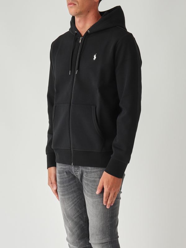 Raff & Taff Felpa Con Cappuccio Uomo E Donna – Cotone Pile Morbido, Tasca Frontale, Taglie Dalla S Alla 8XL – Nero, XXXL