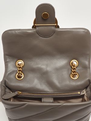 5. Women's Love Puff Mini leather handbag Gray Pinko 100039a0f2