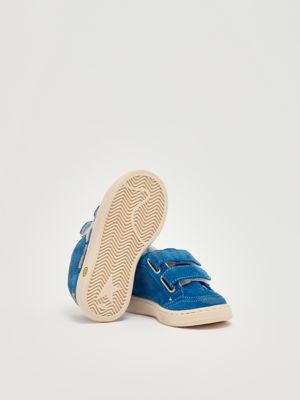 4. Ballstar Strap suede sneakers for boys Light blue Golden Goose gjf00501f007447
