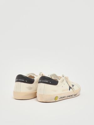 3. Sneakers bambino Super Star in nappa Bianco-Blu Golden Goose gyf00270f004340
