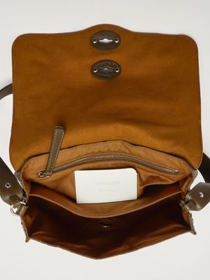 4. Postina Plissè S pleated leather bag for women Olive Zanellato 0680902090000 s