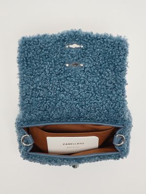 4. Borsa donna Postina Dolly Baby in lana merino Avio Zanellato 0685901110000 b