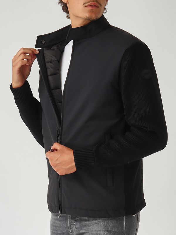 5. Parklife stretch cotton blend jacket for men Black Colmar 11528zr