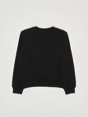 2. Sweat fille en mélange de coton Noir Liu Jo gf5001f0326
