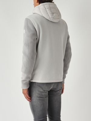 4. Chaqueta de hombre en nailon y punto Hielo