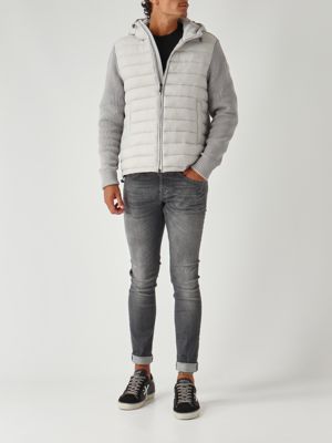 2. Chaqueta de hombre en nailon y punto Hielo