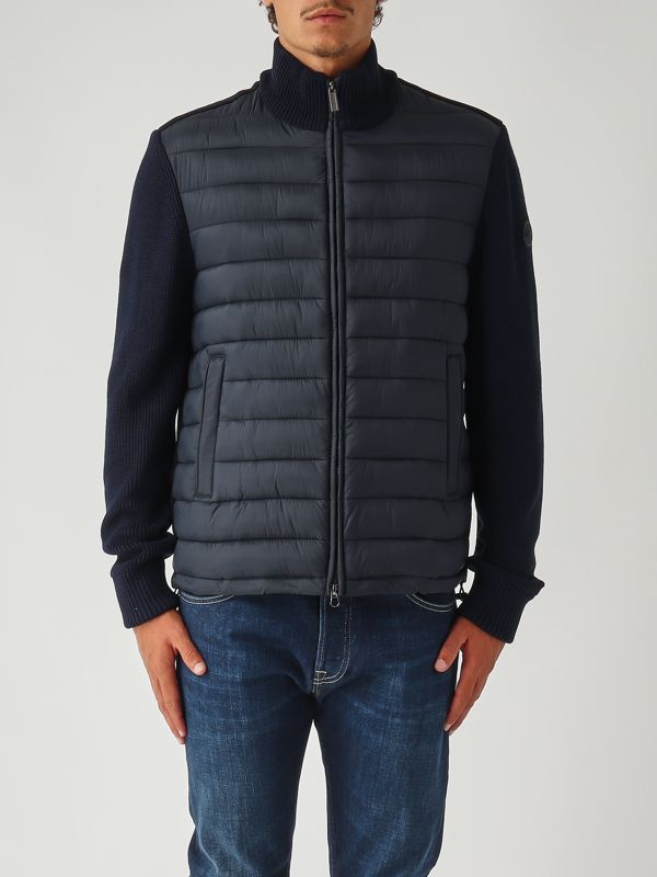 1. Legacies nylon and cotton blend jacket for men Navy blue Colmar 11148zx