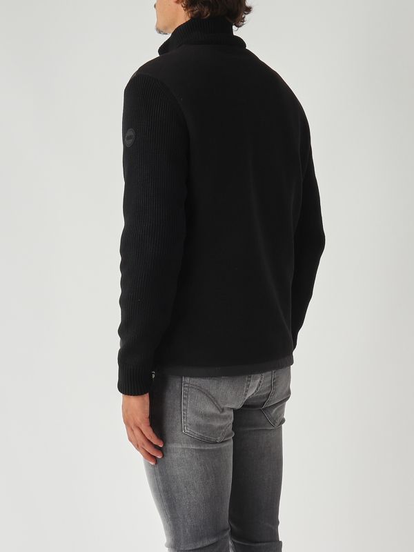 4. Legacies nylon and cotton blend jacket for men Black Colmar 11148zx