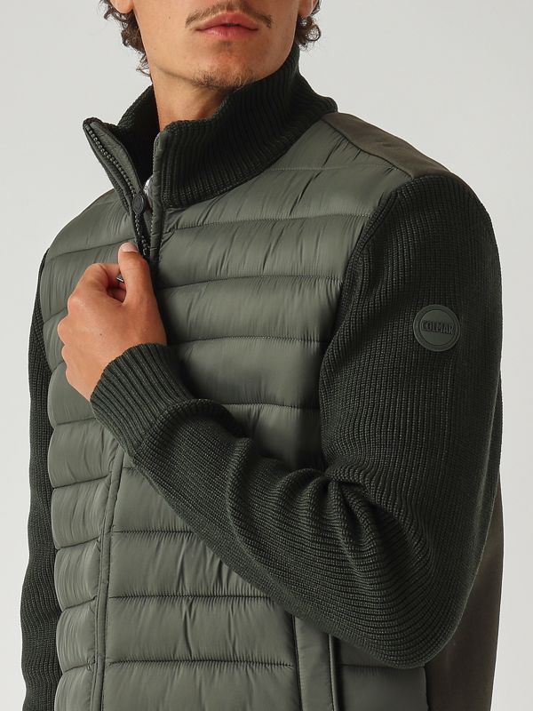 5. Legacies nylon and cotton blend jacket for men Forest green Colmar 11148zx