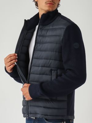5. Legacies nylon and cotton blend jacket for men Navy blue