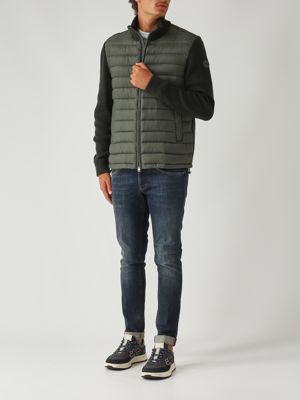 2. Legacies nylon and cotton blend jacket for men Forest green