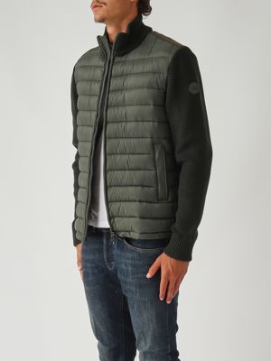 3. Legacies nylon and cotton blend jacket for men Forest green