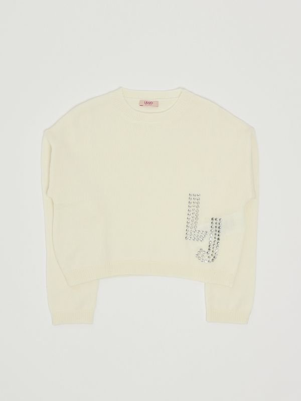 1. Jersey para niña de mezcla de lana Mantequilla Liu Jo gf5089ma51l