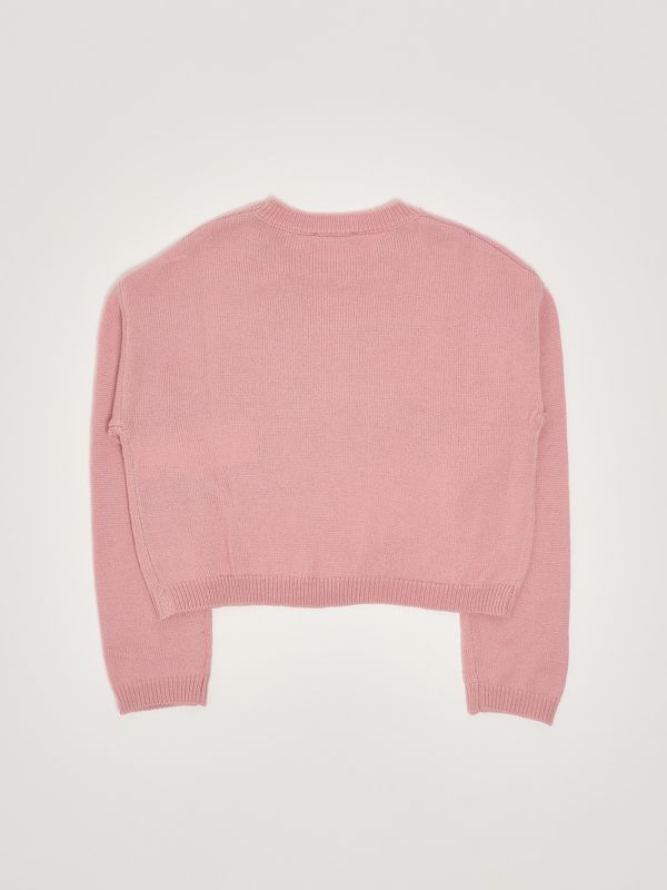 2. Jersey para niña de mezcla de lana Rosa Liu Jo gf5089ma51l