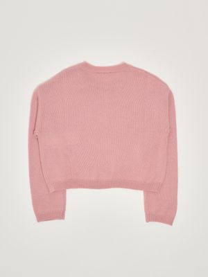 2. Wool-blend sweater for girls Pink Liu Jo gf5089ma51l