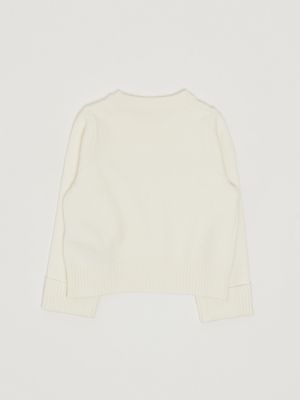 2. Jersey para niña en mezcla de viscosa Blanco