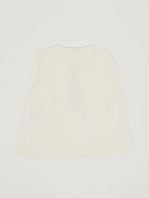 2. Mädchen-T-Shirt aus Stretch-Baumwolle Weiß Liu Jo gf5042j0088