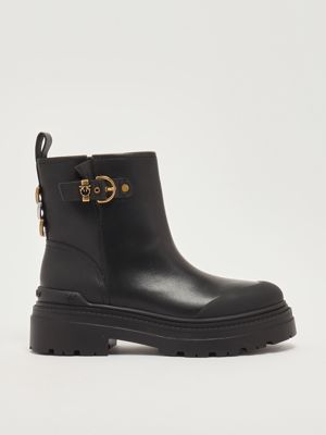 【中古】 Winterfall / Donna Michael Stivale donna Michael Kors Luna in pelle 40f4luhb5l Nero