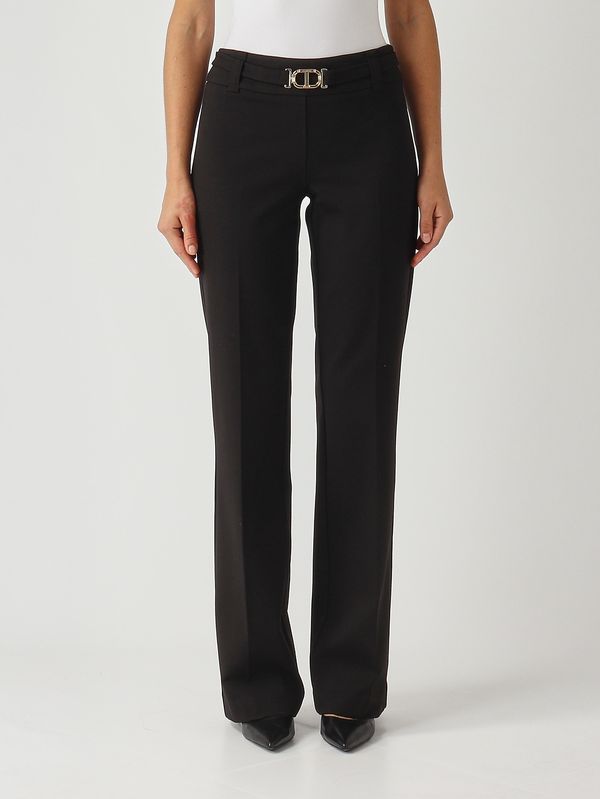 1. Women's cady trousers Black Twinset 252tp2602