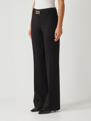 3. Women's cady trousers Black Twinset 252tp2602