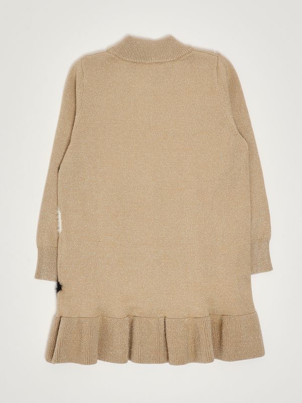 2. Robe en viscose extensible pour fille Beige-or Liu Jo kf5024ma12p