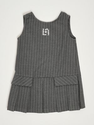 Abito bambina in misto viscosa Grigio Liu Jo