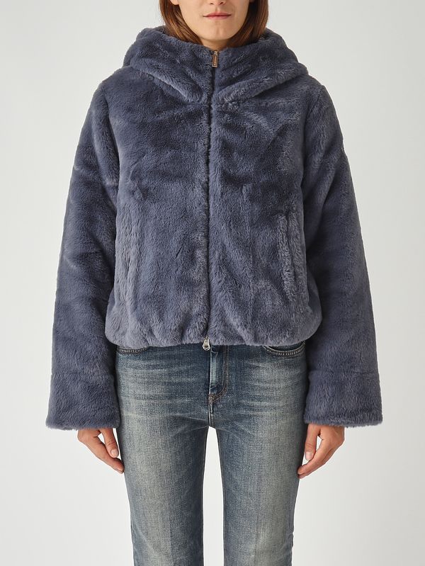 1. Piumino donna Exuberance in nylon e pelliccia sintetica Avio Colmar 2288e2yn