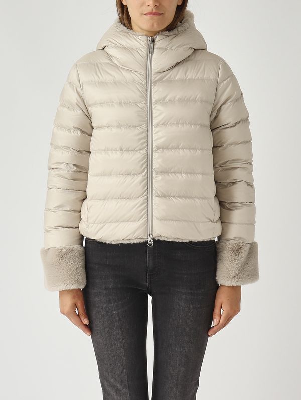2. Piumino donna Exuberance in nylon e pelliccia sintetica Mastice Colmar 2288e2yn