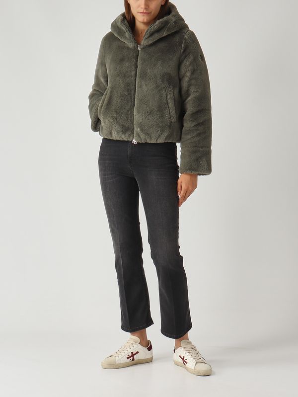 3. Piumino donna Exuberance in nylon e pelliccia sintetica Militare Colmar 2288e2yn