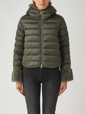 2. Piumino donna Exuberance in nylon e pelliccia sintetica Militare Colmar 2288e2yn