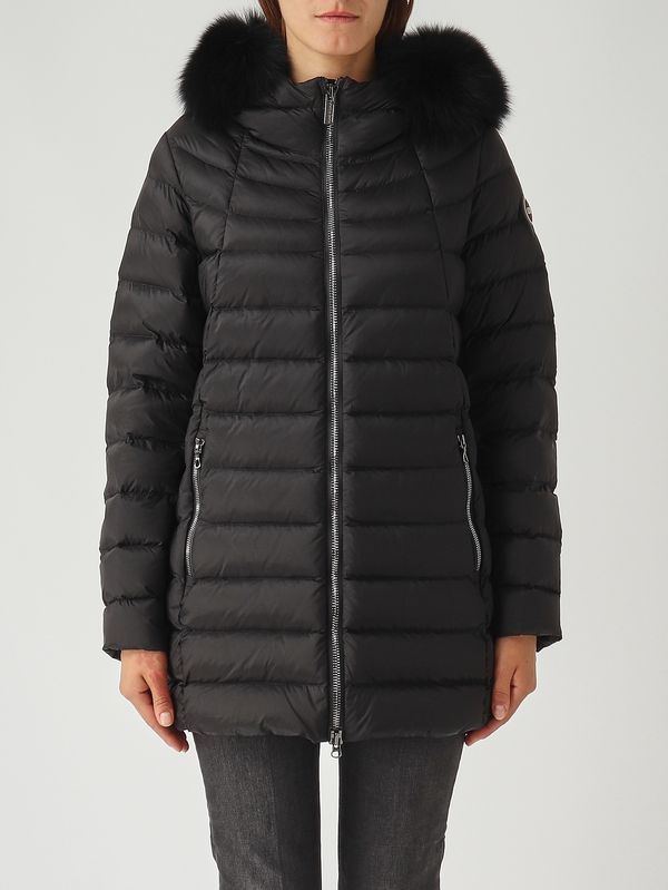 1. Doudoune Deluxe en nylon brillant pour femme Noir Colmar 2233f2y0