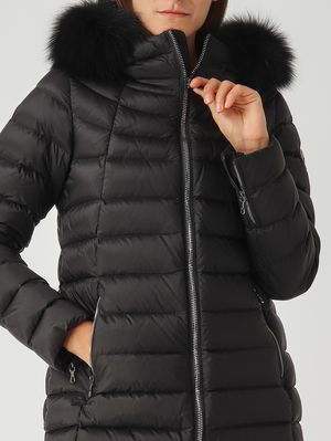 10. Doudoune Deluxe en nylon brillant pour femme Noir Colmar 2233f2y0