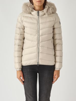 Piumino donna Deluxe in nylon Cemento Colmar