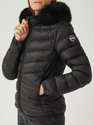 5. Deluxe Nylon-Daunenjacke für Damen Schwarz Colmar 2219e2y0