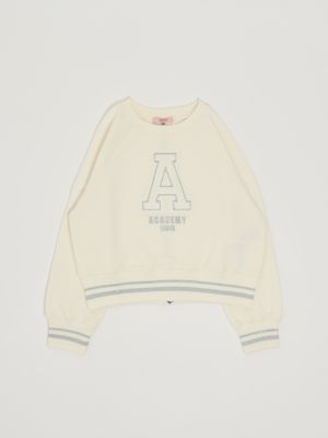 Sweatshirt fille en mélange de coton Beurre Liu Jo