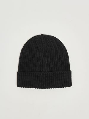 2. Bonnet fille en maille Noir