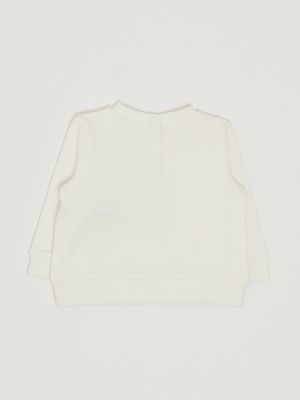 2. Felpa neonata in cotone stretch Bianco Liu Jo hf5018f072