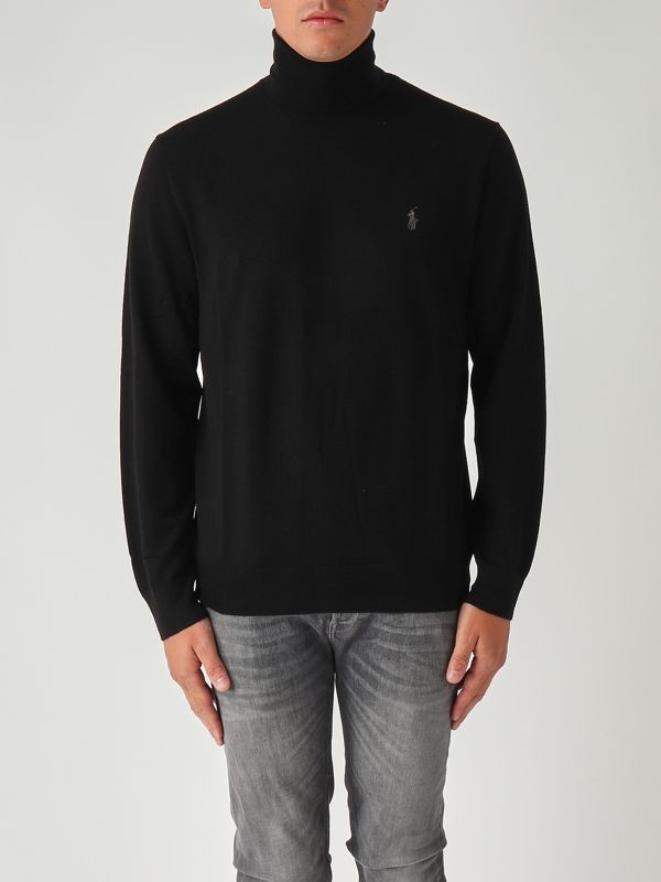 1. Pull-over en laine rasée pour homme Noir Polo Ralph Lauren 710946145