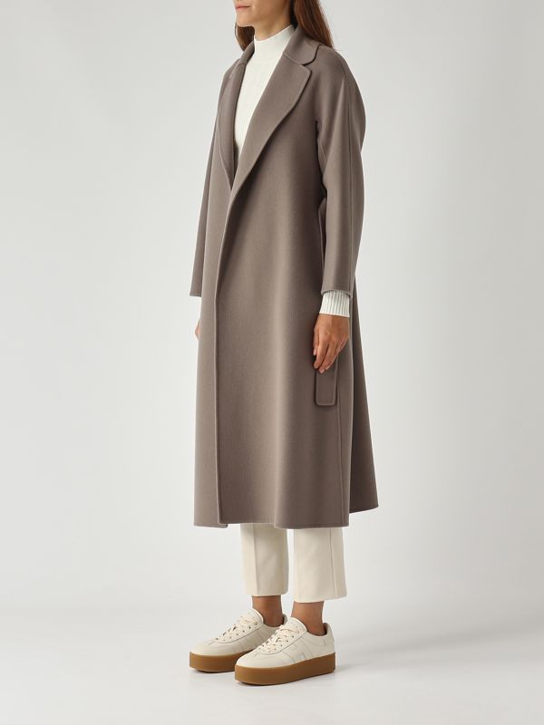 3. Esturia virgin wool coat for women Smoke Gray S Max Mara 2529016081600