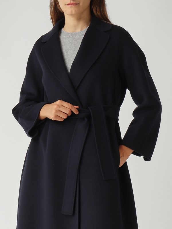 5. Esturia virgin wool coat for women Navy blue S Max Mara 2529016081600