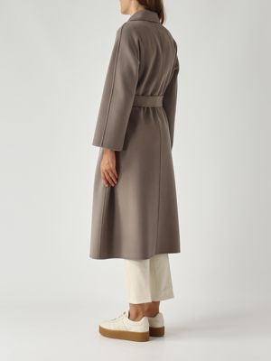 4. Esturia virgin wool coat for women Smoke Gray