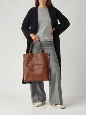 2. Esturia virgin wool coat for women Navy blue