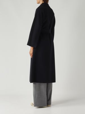 4. Esturia virgin wool coat for women Navy blue