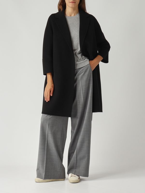 2. Abrigo de mujer Arona de lana virgen Negro S Max Mara 2529016071600